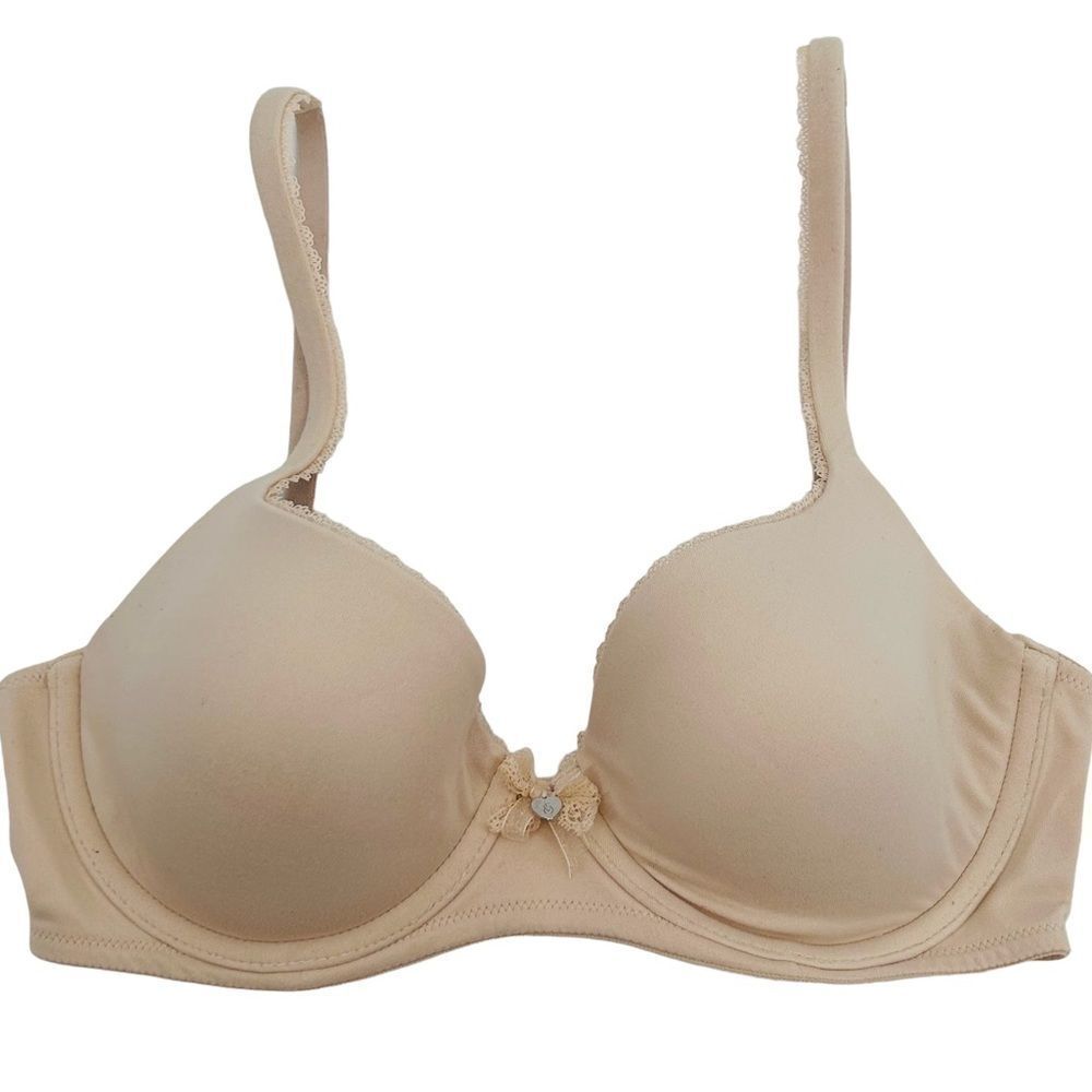 Victoria’s Secret light beige demi lightly lined bra size 32D - Picture 2 of 5